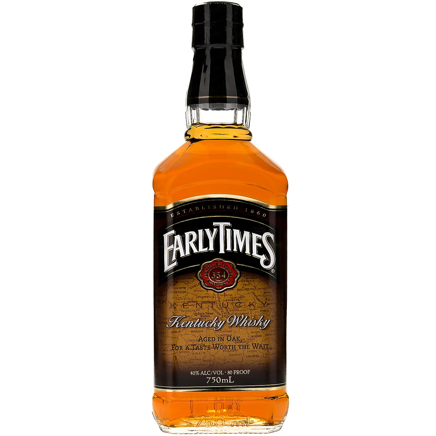 Early Times Blended American Whiskey 80 750ml.
