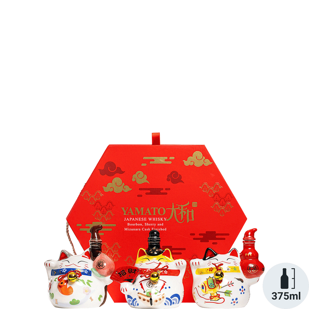 Yamato Three Cats Japanese Whisky 3x375ml