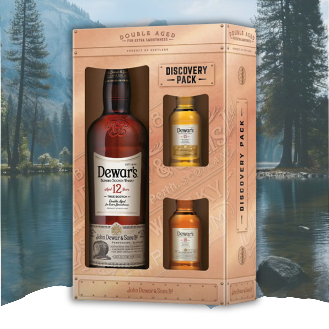 Dewar'S Blended Scotch Whisky 12 Years Old Gift Set 750ml