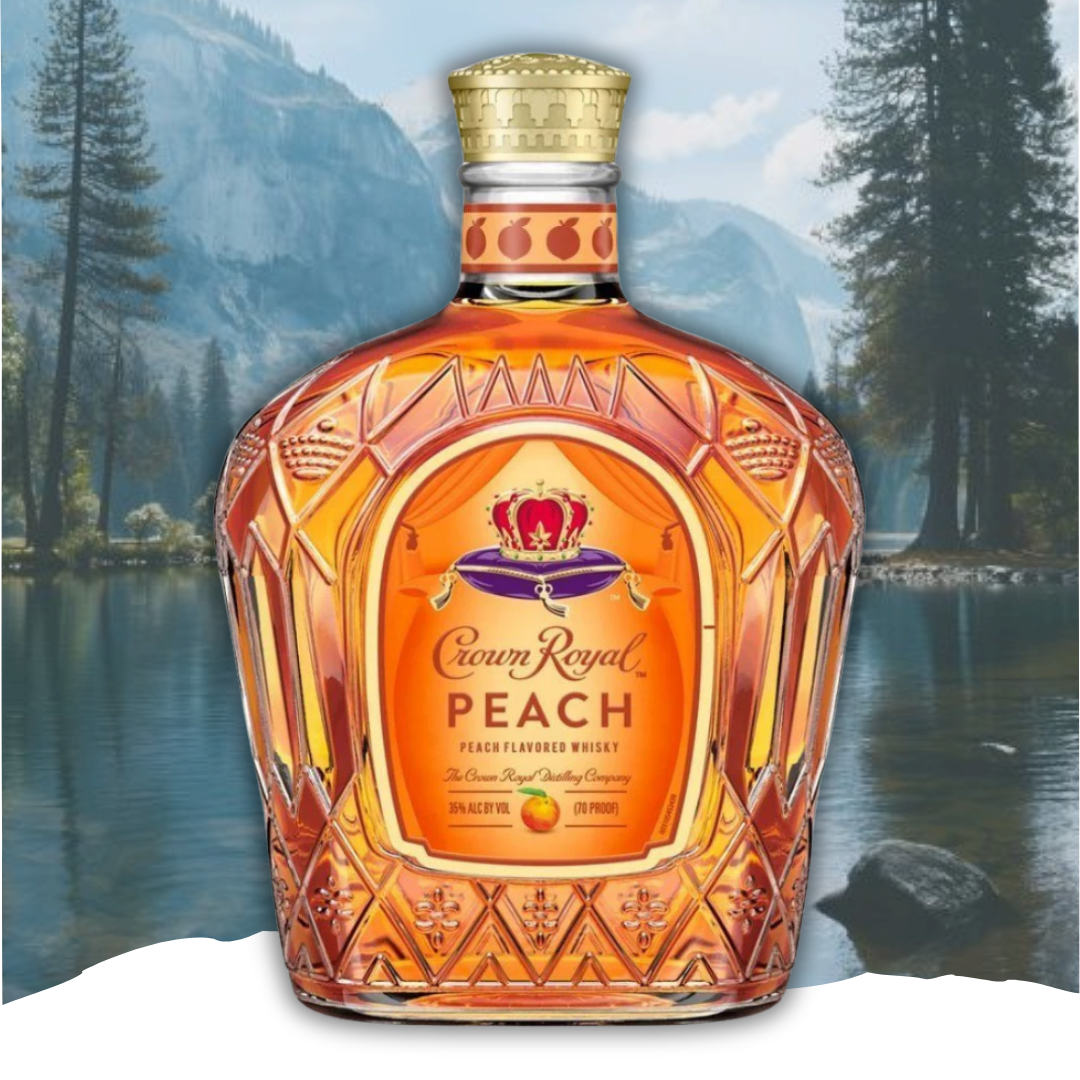 Crown Royal Peach Flavored Canadian Whisky 750ml