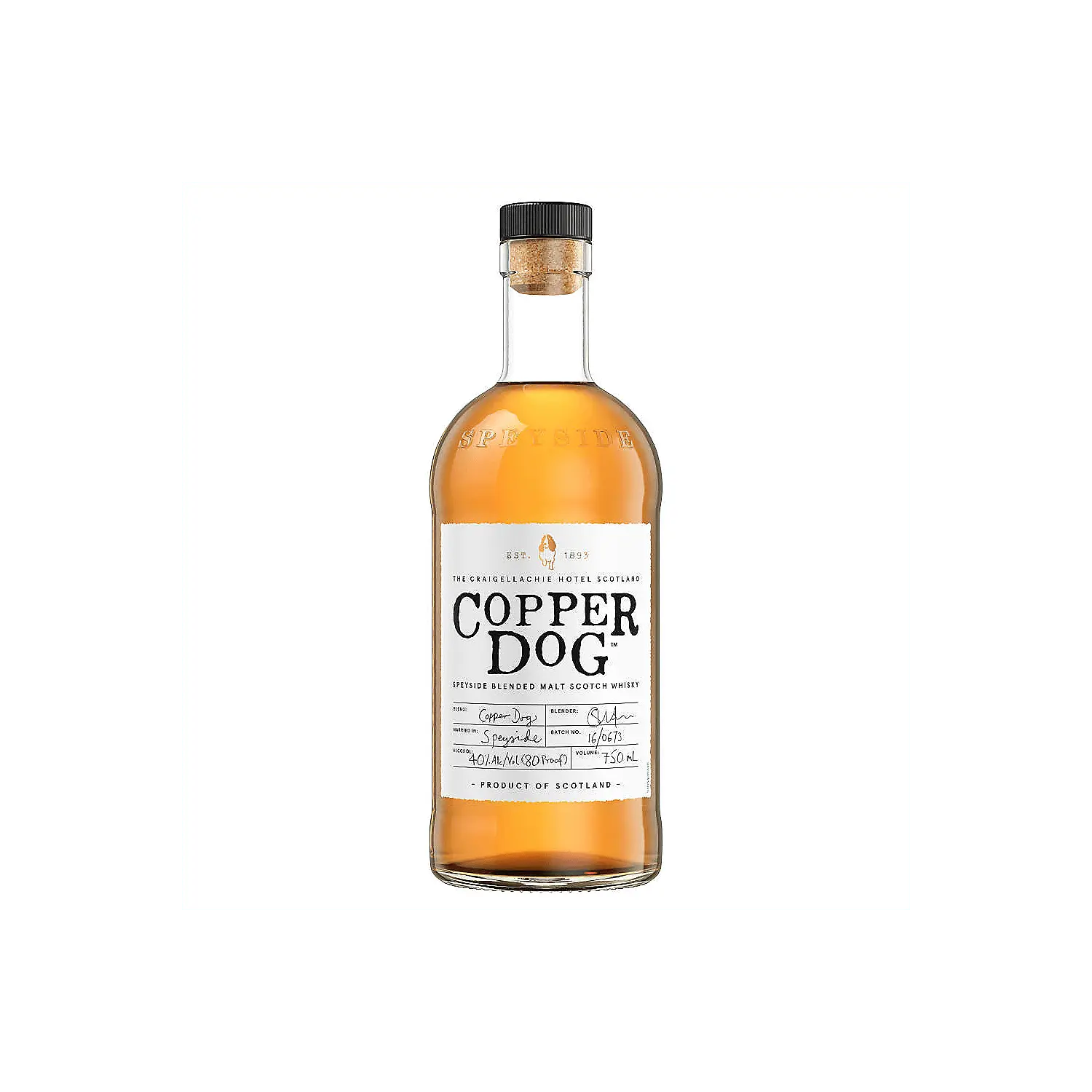 Copper Dog Blended Malt Scotch 80 750ml Copper Dog