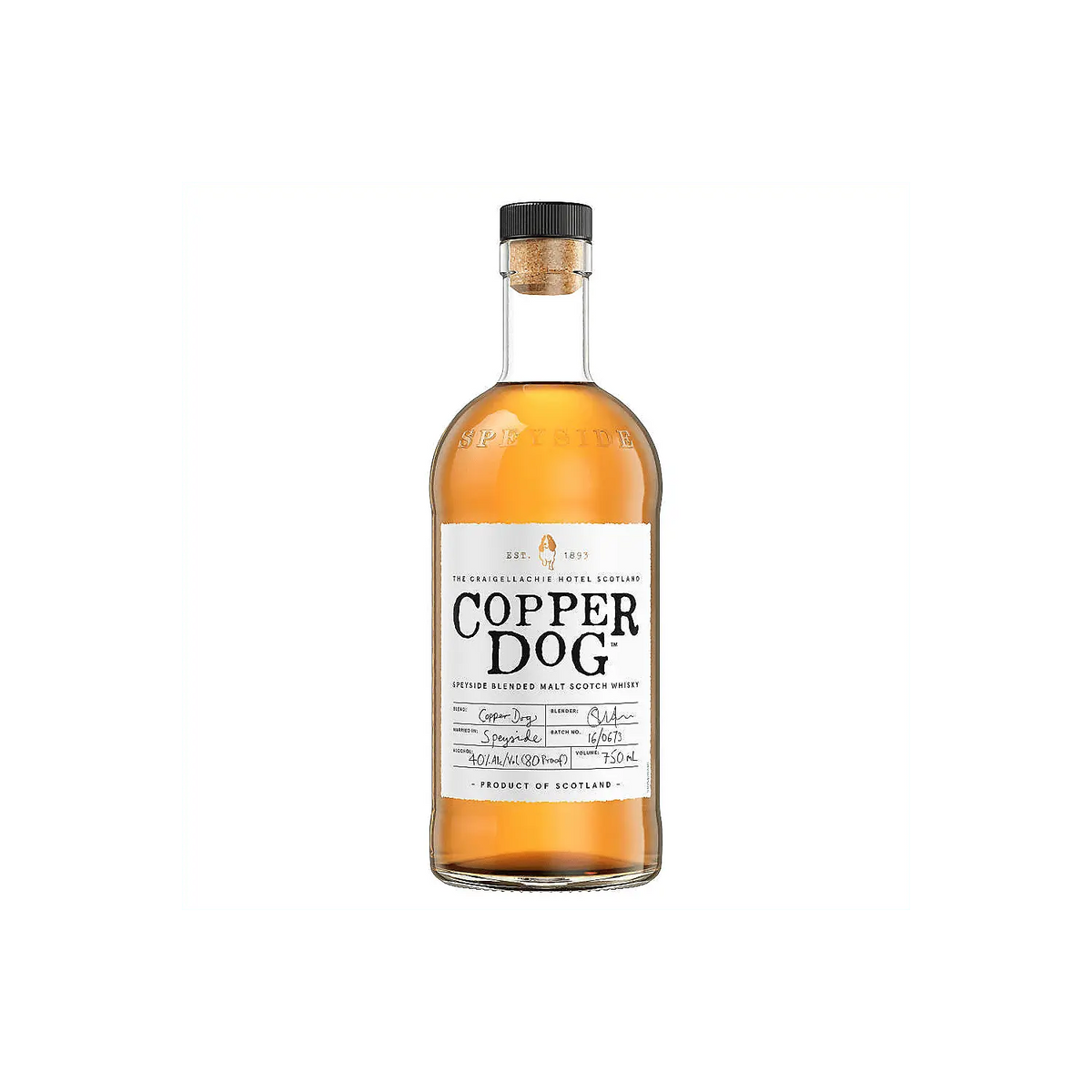 Copper Dog Blended Malt Scotch 80 750ml Copper Dog