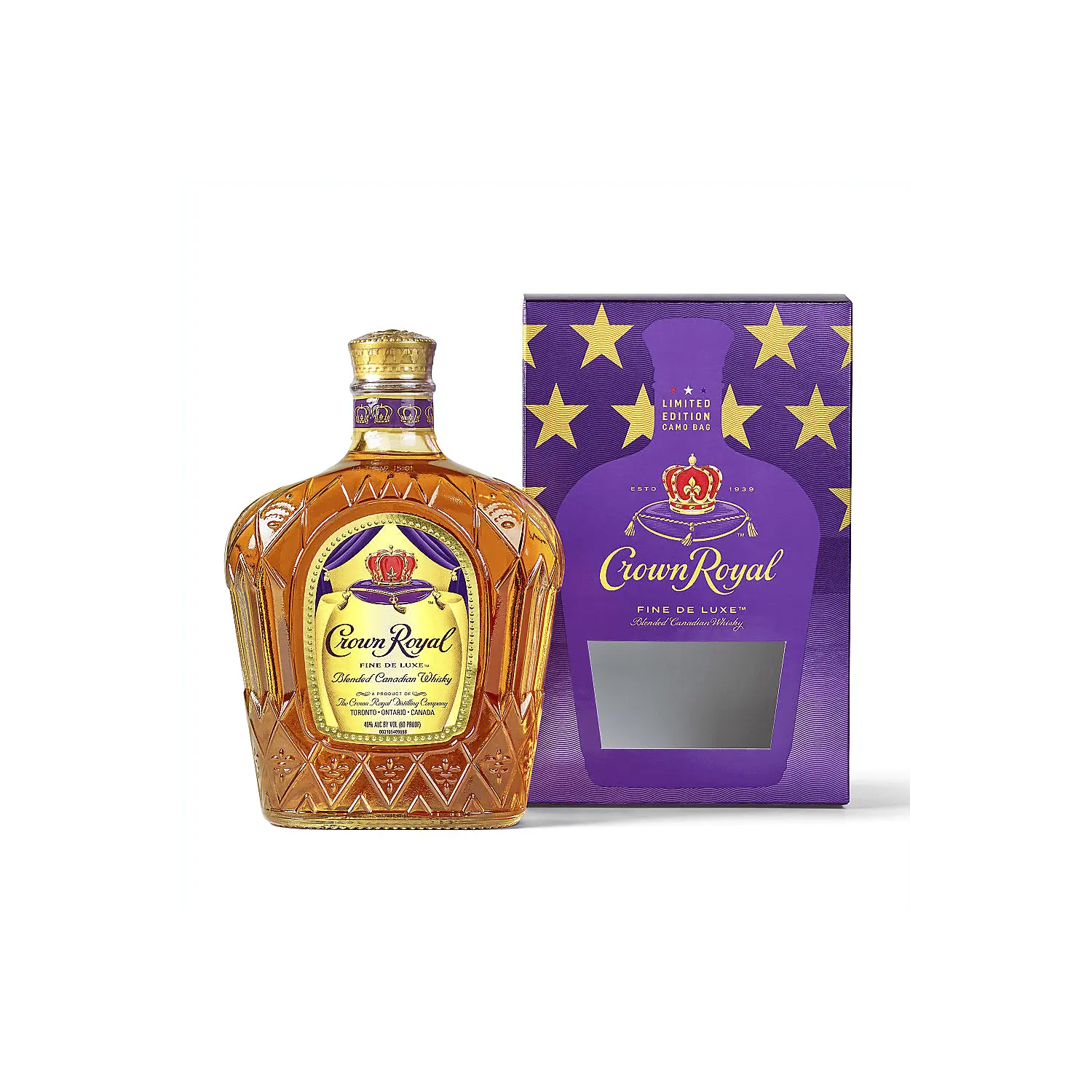 Crown Royal Canadian Whisky Fine Deluxe 80 750ml Crown Royal