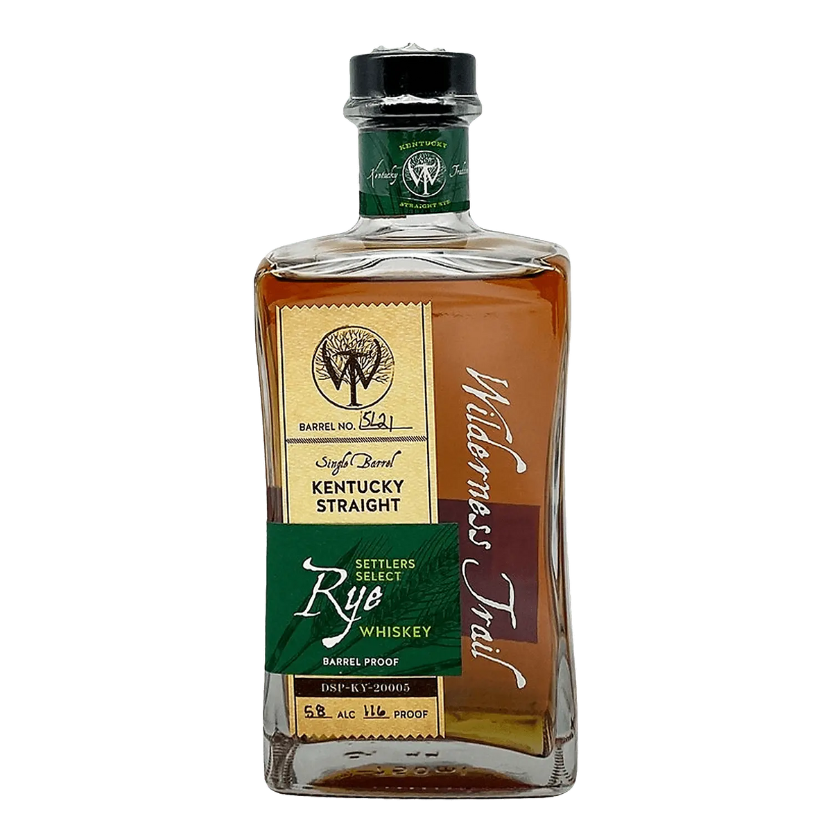 Wilderness Trail Straight Rye Whiskey Small Batch Bottled In Bond Sweet Mash 100 750ml Wilderness Trail