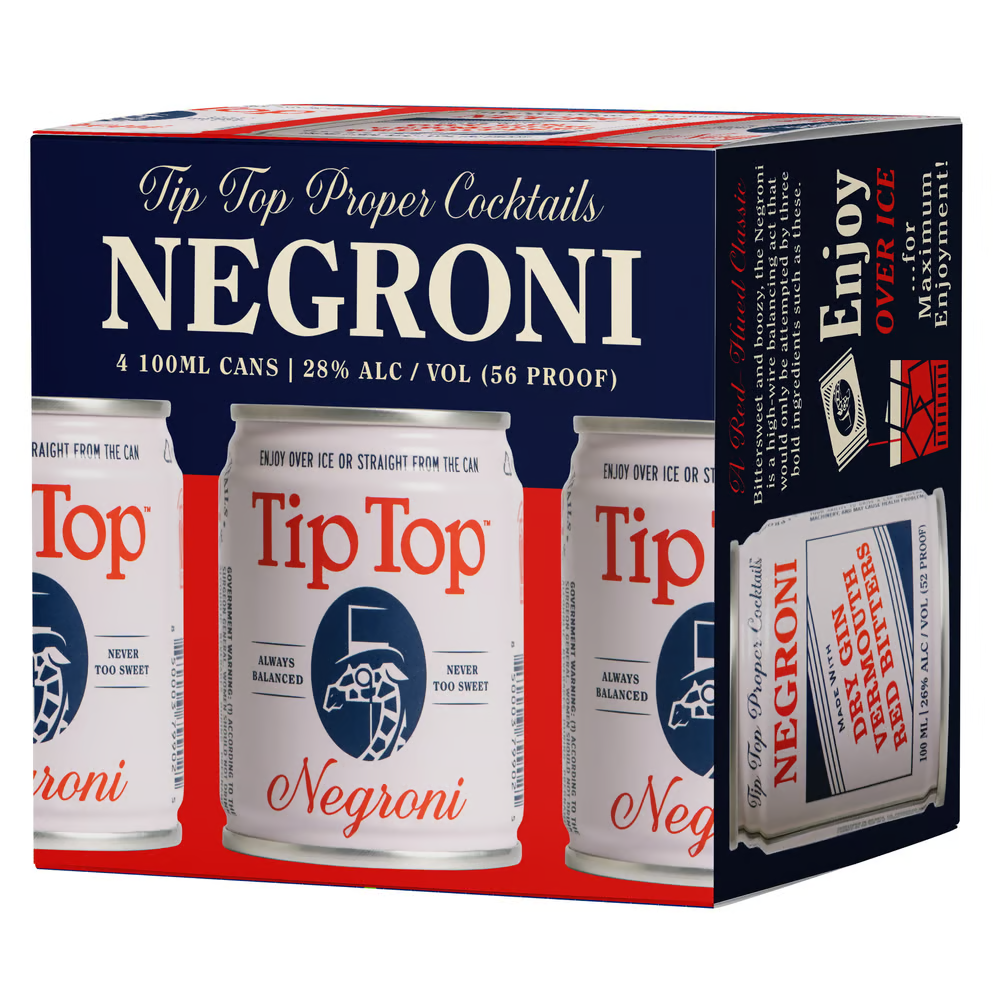 Tiptop Negroni 4 X 100 Ml