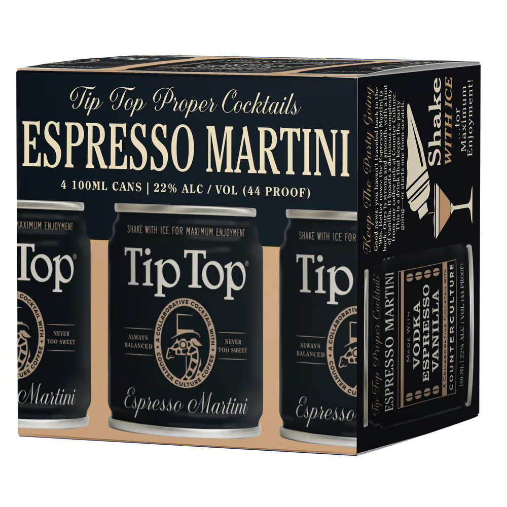 Tiptop Espresso Mar 4 X 100 Ml