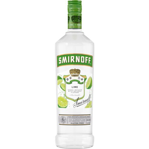 Smirnoff Lime Vodka 1L