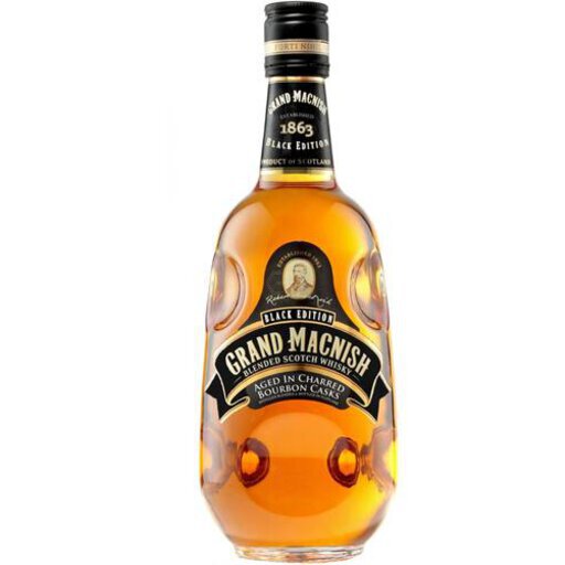 Grand Macnish Black Edition Aged In Charred Bourbon Casks 750ml