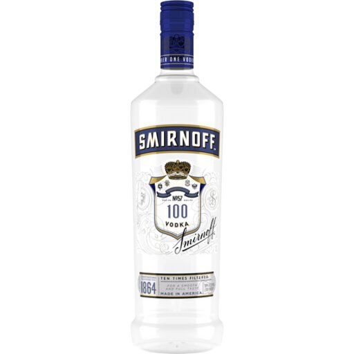 Smirnoff 100Proof Vodka 1l