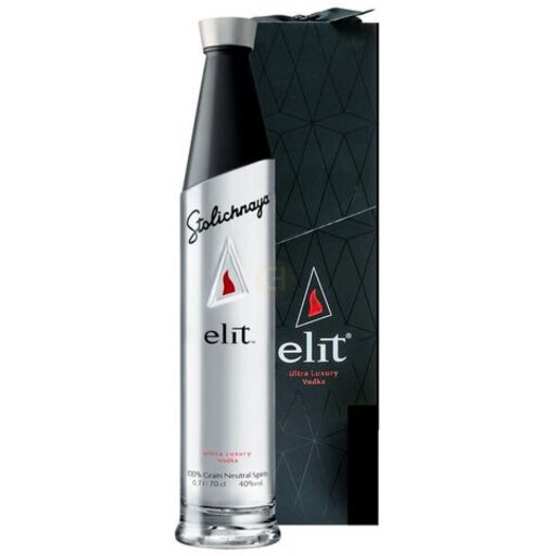 Stolichnaya Elit Vodka Gift 750ml
