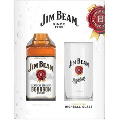 Jim Beam Gift Set Bourbon 750Ml