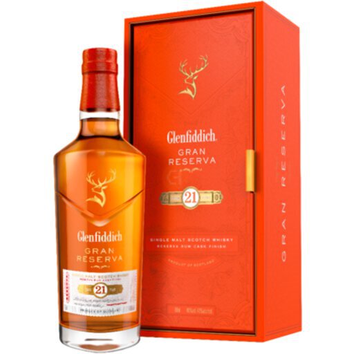 Glenfiddich 21 Year Old Reserva Rum Cask Finish Single Malt Scotch Whisky 750ml