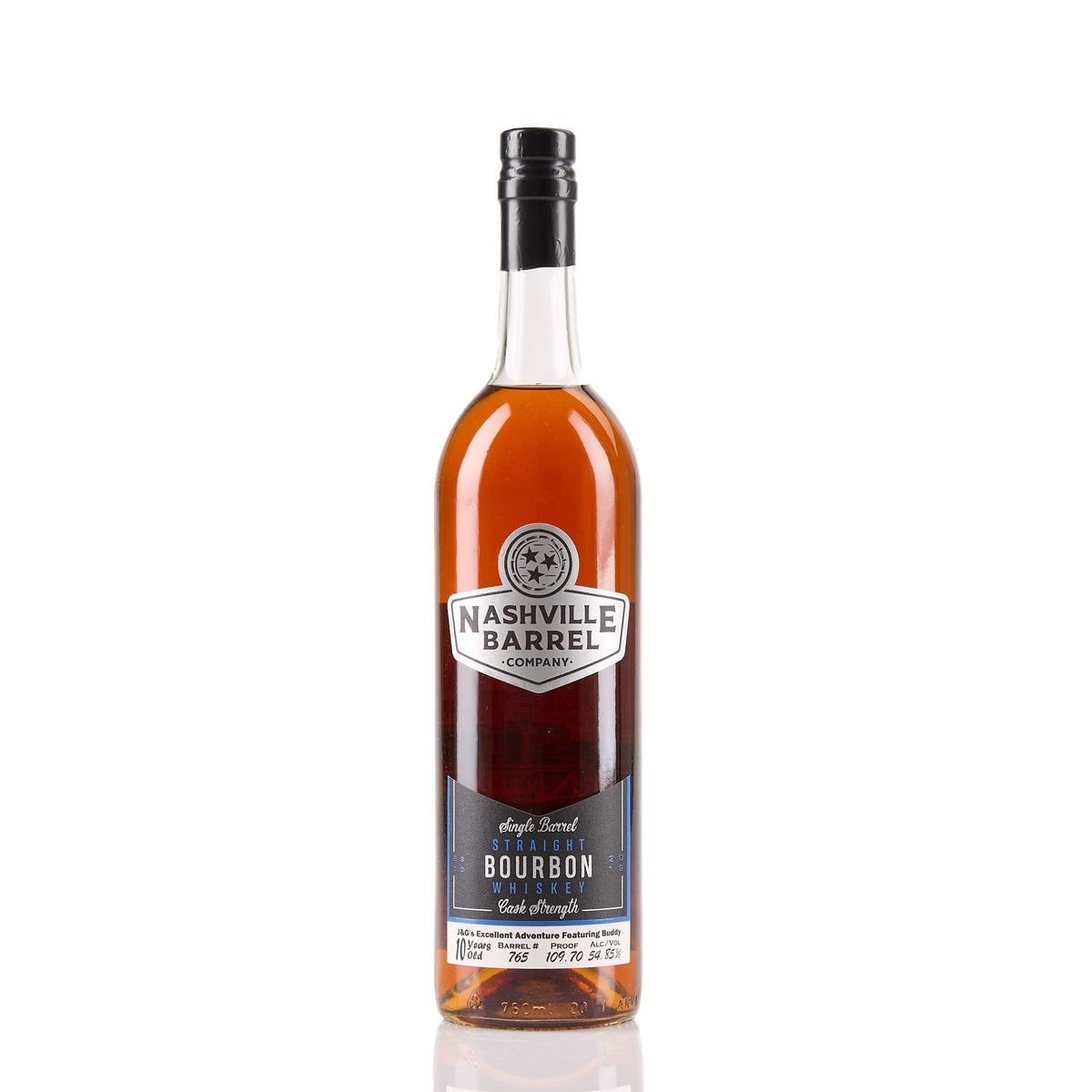 Nashville Barrel Co #784 10-Year Bourbon 107.42 proof Selected by Shurnik 750ml
