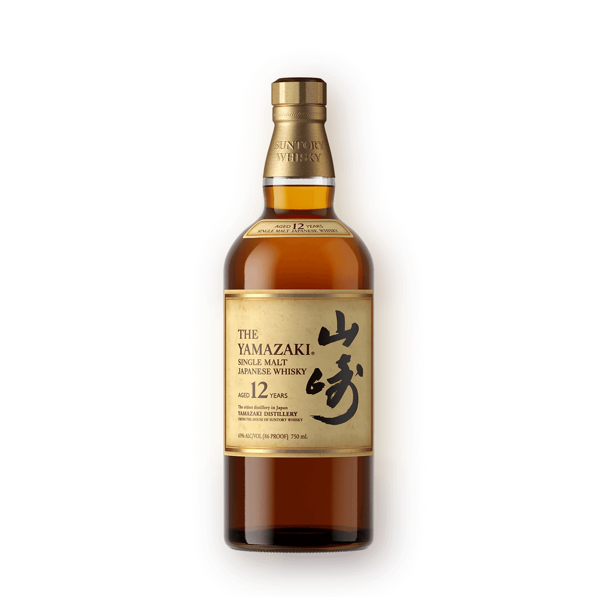 The Yamazaki 12 Years Old Whisky 750ml.