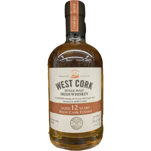 West Cork 12 Year Old Rum Cask 750Ml