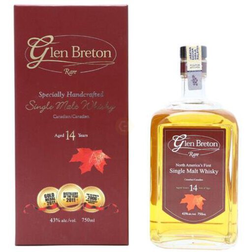 Glen Breton 14 Years Old Canadian Single Malt Whisky 750ml